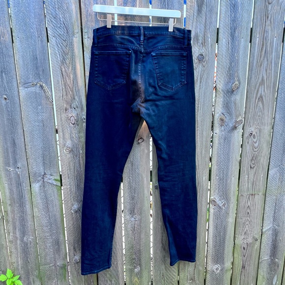 🎉HP🎉 *Frame Denim | L'Homme Black Skinny Jeans RN 139021 Cut 166500 Size 33 - Picture 7 of 11